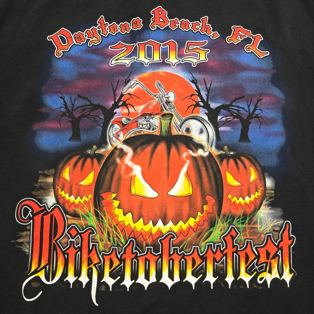 Biker Wear USA Sleeveless Shirt 2XL Black Biketoberfest 2015 Daytona Beach FL
